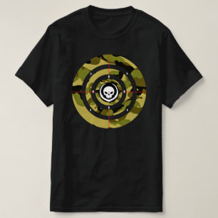 Tactical Skull Target Camouflage Precision Strike T-Shirt
