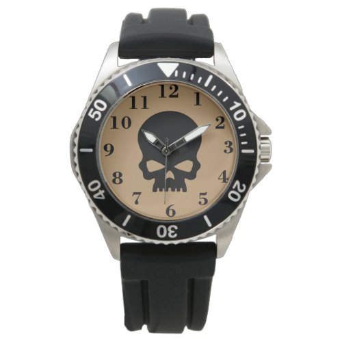 Tactical skull watch