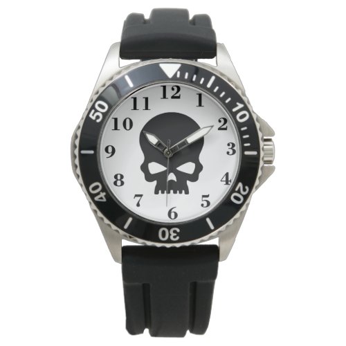 Tactical skull watch