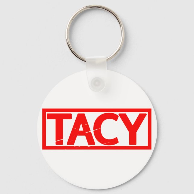 Tacy Stamp Keychain (Front)