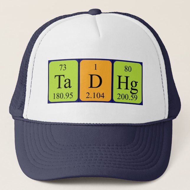 Tadhg periodic table name hat (Front)