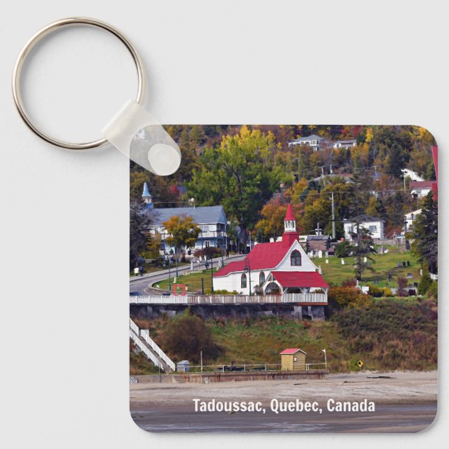 Tadoussac, Quebec, Canada Keychain (Front)
