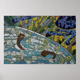 Tadpole Mosaic, 2010 photo by Derrick W. Black Poster