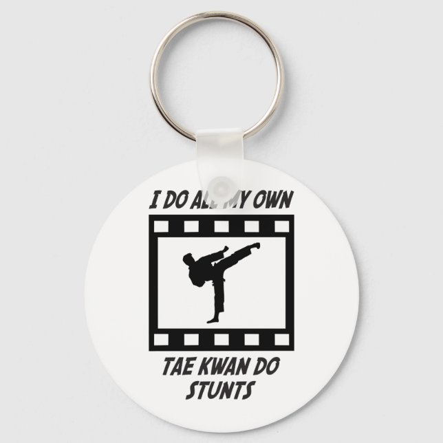 Tae Kwan Do Stunts Keychain (Front)