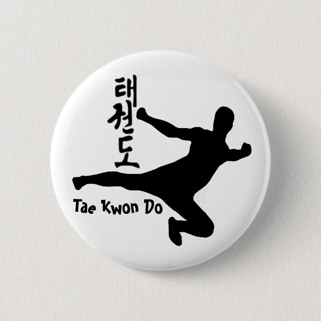 Tae kwon do button (Front)
