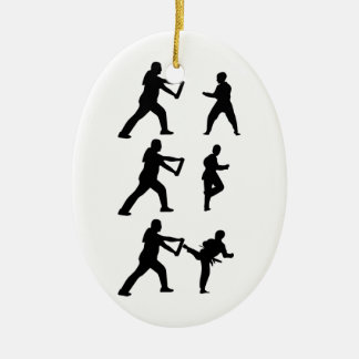 Tae Kwon-Do Ceramic Ornament