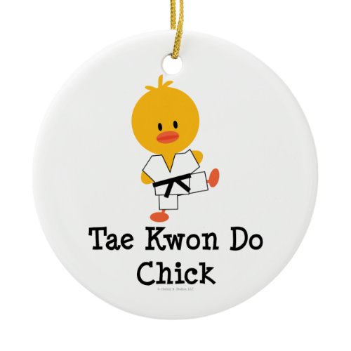 Tae Kwon Do Chick Ornament