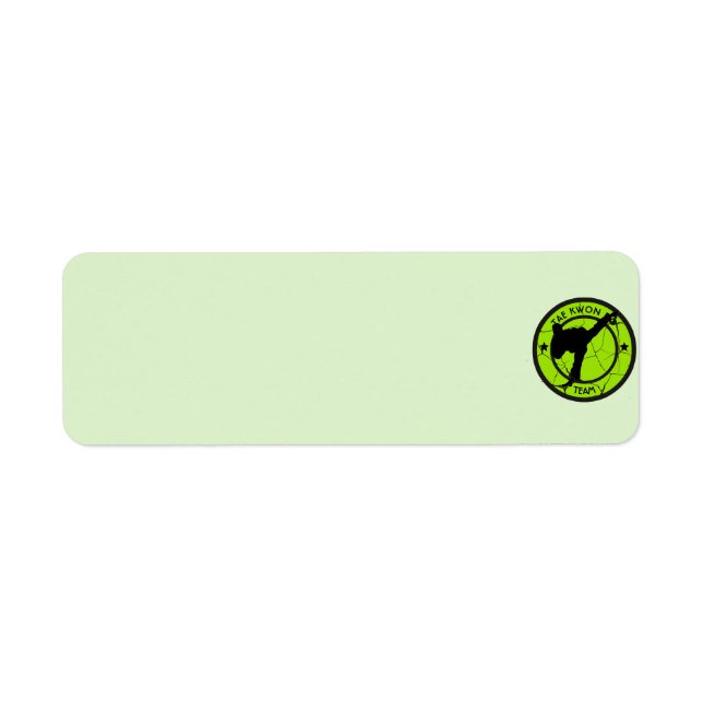 Tae Kwon Do Label (Front)