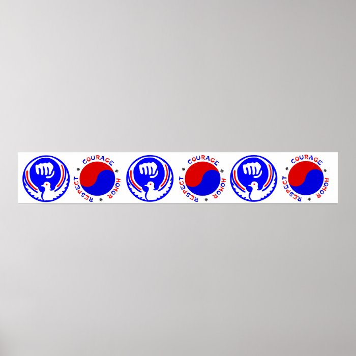 Tae Kwon Do Poster Border