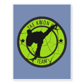 Tae Kwon Do Temporary Tattoos