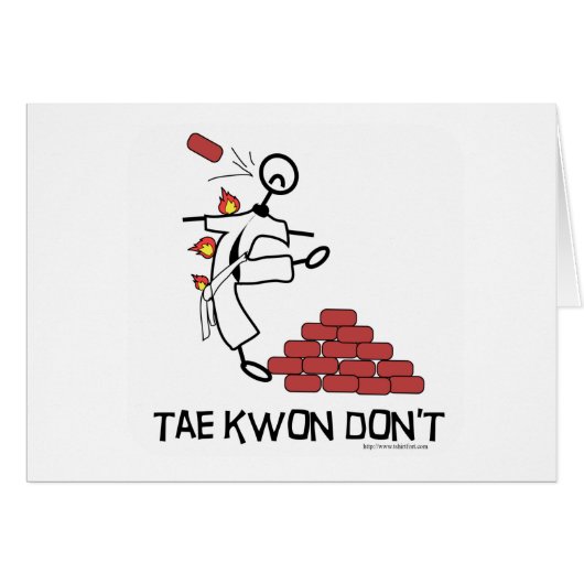 Tae Kwon Dont Cards (Front Horizontal)