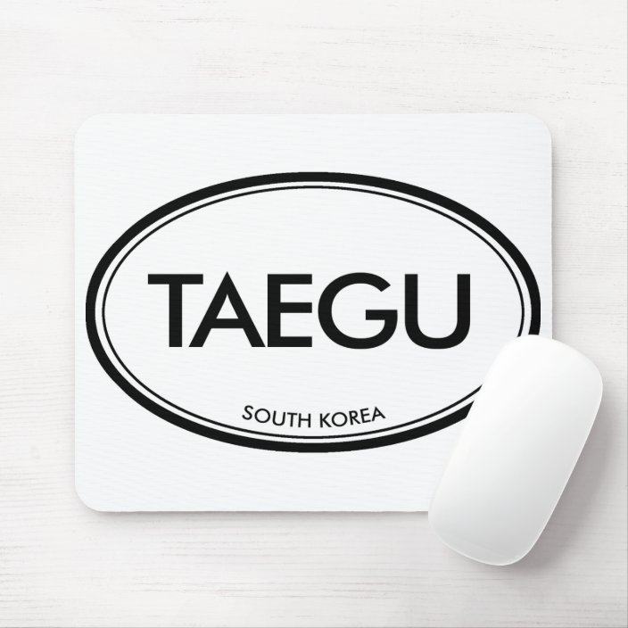 Taegu, South Korea Mouse Pad