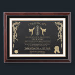 Taekwon Do Black Belt Award Plaque<br><div class="desc">The Taekwon Do Black Belt Award Plaque is fully customizable and can be used for martial arts as certificate of completion,  or for any other purposes. Designed by Norman.R.</div>