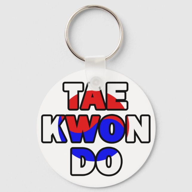 Taekwondo 003 keychain (Front)