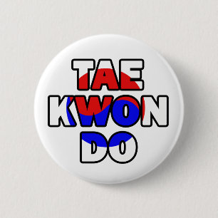 Taekwondo 005 pinback button
