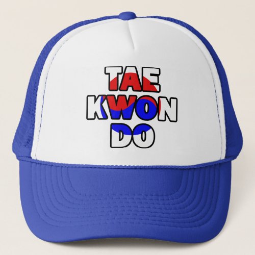Taekwondo 006 trucker hat