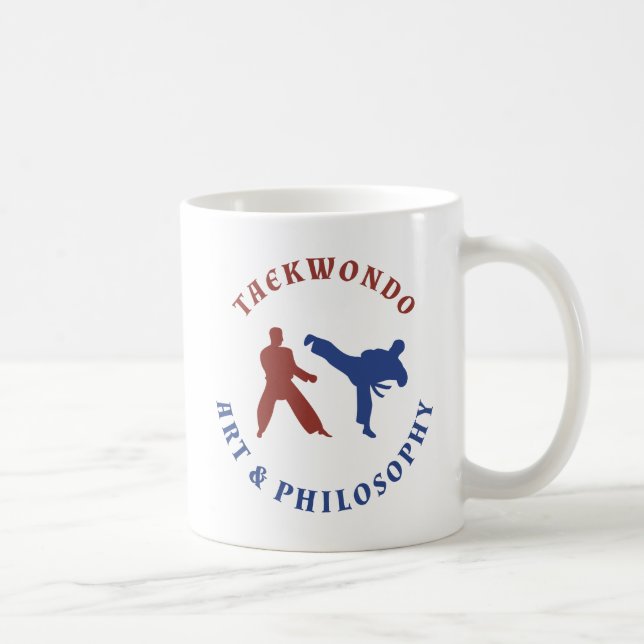 Taekwondo Art & Philosophy Coffee Mug (Right)
