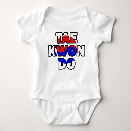 Taekwondo Baby Bodysuit