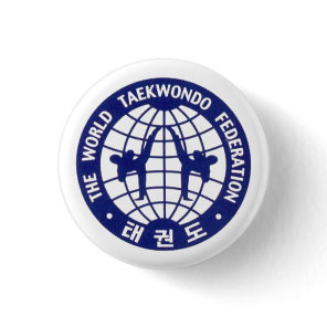 Taekwondo Badge Button