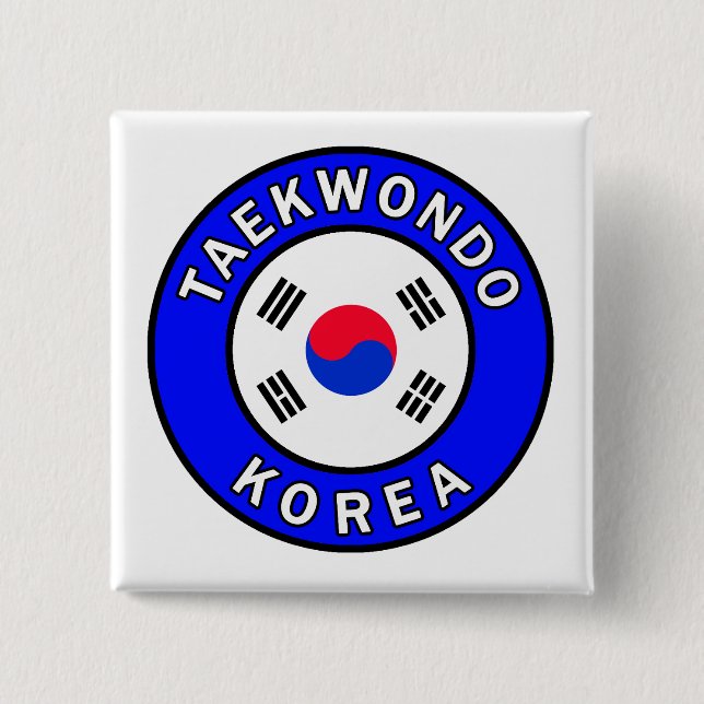 Taekwondo Button (Front)