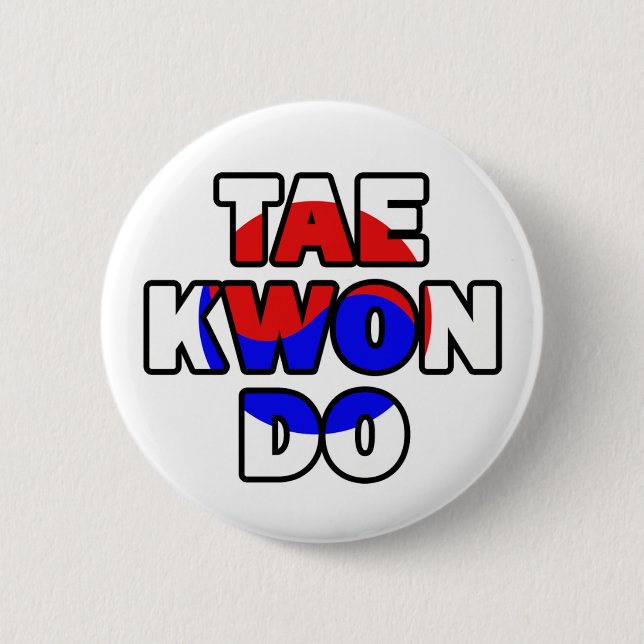 Taekwondo Button (Front)