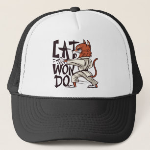 Taekwondo Cat  Trucker Hat