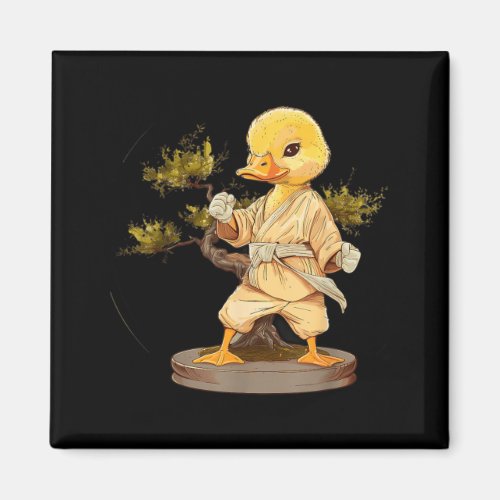 Taekwondo Duck Bonsai Tree Martial Arts Karate Magnet