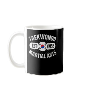 Taekwondo Established 1955 Martial Arts Tae Kwon D Coffee Mug