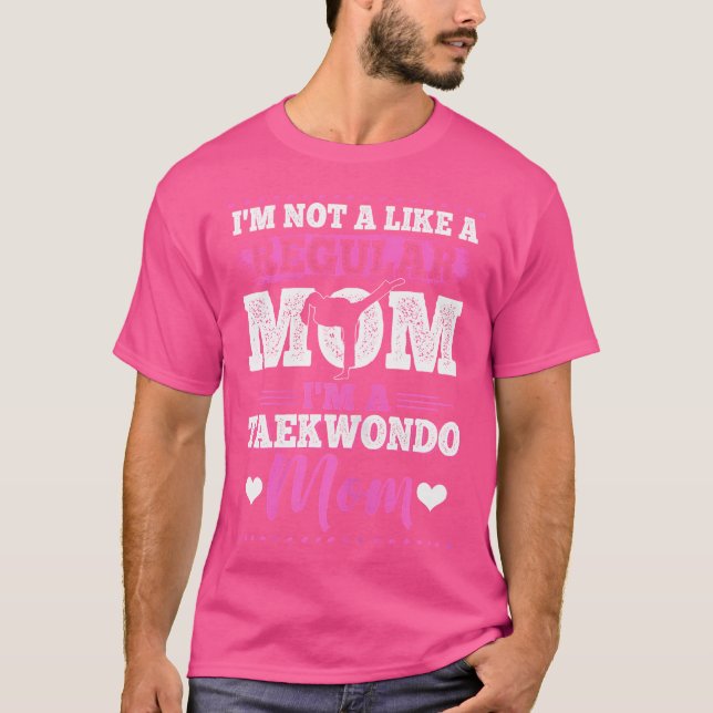 Taekwondo Fighter Martial Arts Taekwondo Lover T-Shirt (Front)