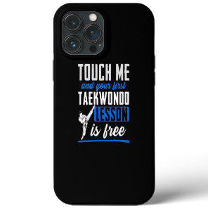 Taekwondo for Kids Men Women Boys Girls Self iPhone 13 Pro Max Case