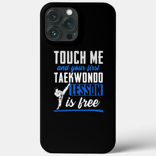 Taekwondo for Kids Men Women Boys Girls Self iPhone 13 Pro Max Case