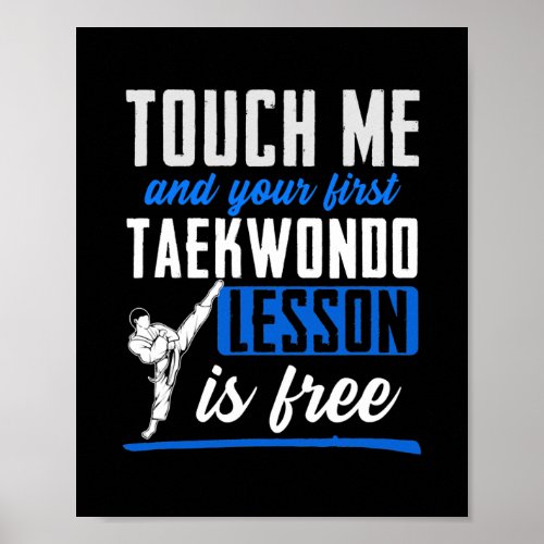 Taekwondo for Kids Men Women Boys Girls Self Poster