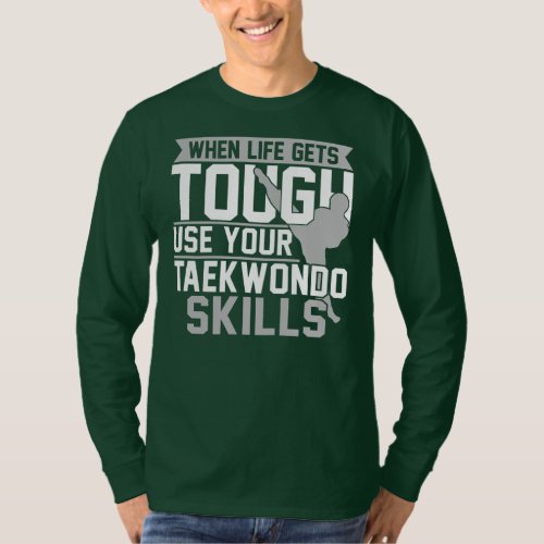 Taekwondo for Kids Men Women Boys Girls Self T_Shirt
