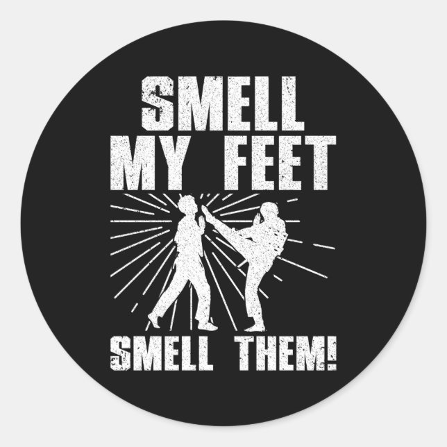 Taekwondo For Taekwondo Classic Round Sticker (Front)