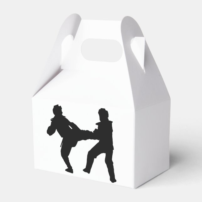 Taekwondo Gable Favor Box (Front Side)