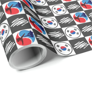 Taekwondo Gift Wrapping Paper