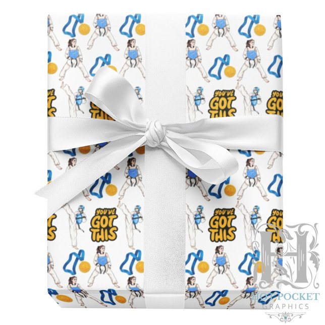 Taekwondo Gift Wrapping Paper (Creator Uploaded)