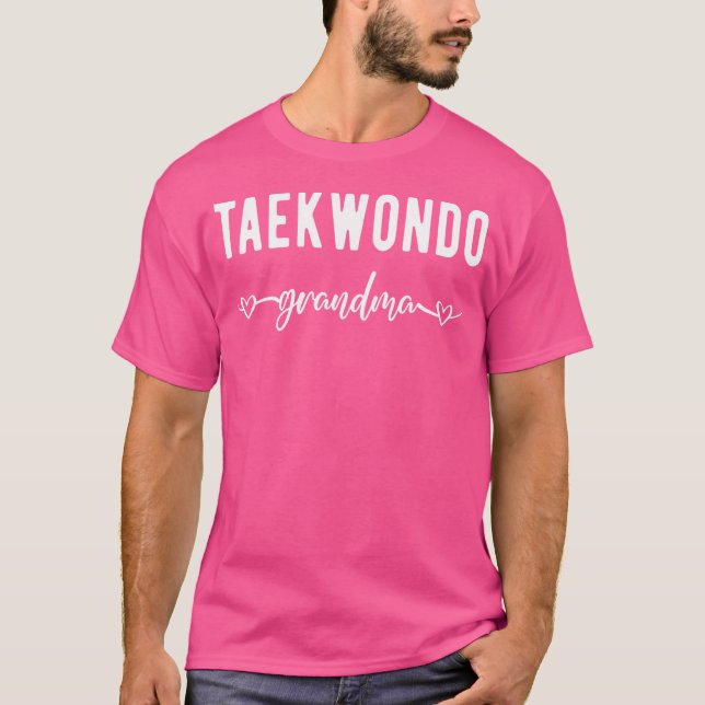 Taekwondo Grandma Funny Grandmother Taekwondo Love T-Shirt (Front)