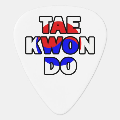 Taekwondo Guitar Pick
