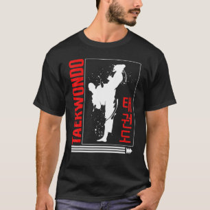 Taekwondo Hangul Korea Alphabet Karate Coach Marti T-Shirt