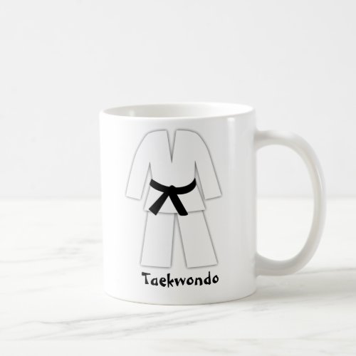 Taekwondo Karate Black Belt Coffee Mug