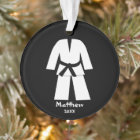 Taekwondo Karate Black Belt Personalized