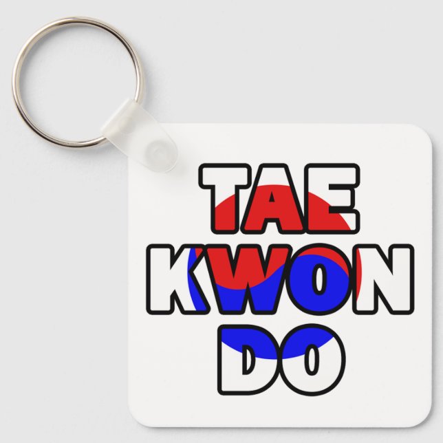 Taekwondo Keychain (Front)
