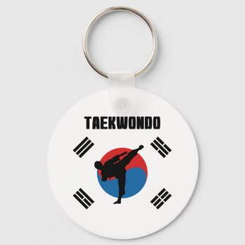 Taekwondo Keychain by HopscotchDesigns at Zazzle