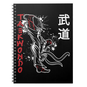 Taekwondo Kick Martial Arts Notebook