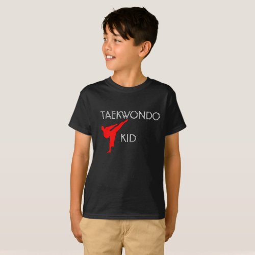 Taekwondo Kids Hanes TAGLESS T_Shirt