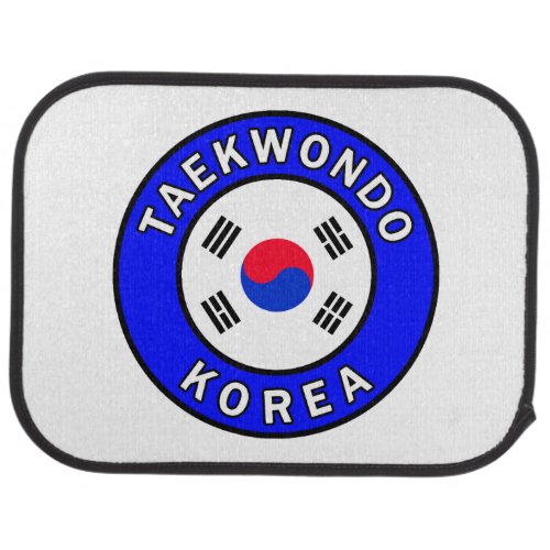 Taekwondo Korea Car Floor Mat