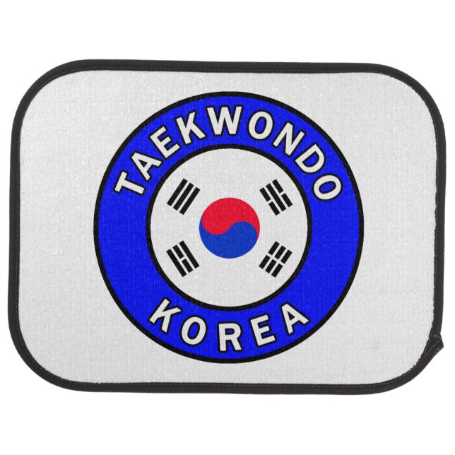 Taekwondo Korea Car Floor Mat (Rear)