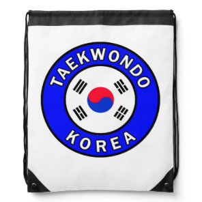 Taekwondo Korea Drawstring Bag