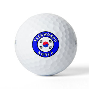 Taekwondo Korea Golf Balls